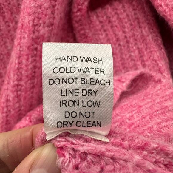 BiBi NWT Size Small Sweater Color Block Soft Crew Neck Long Sleeves Casual - Picture 7 of 9